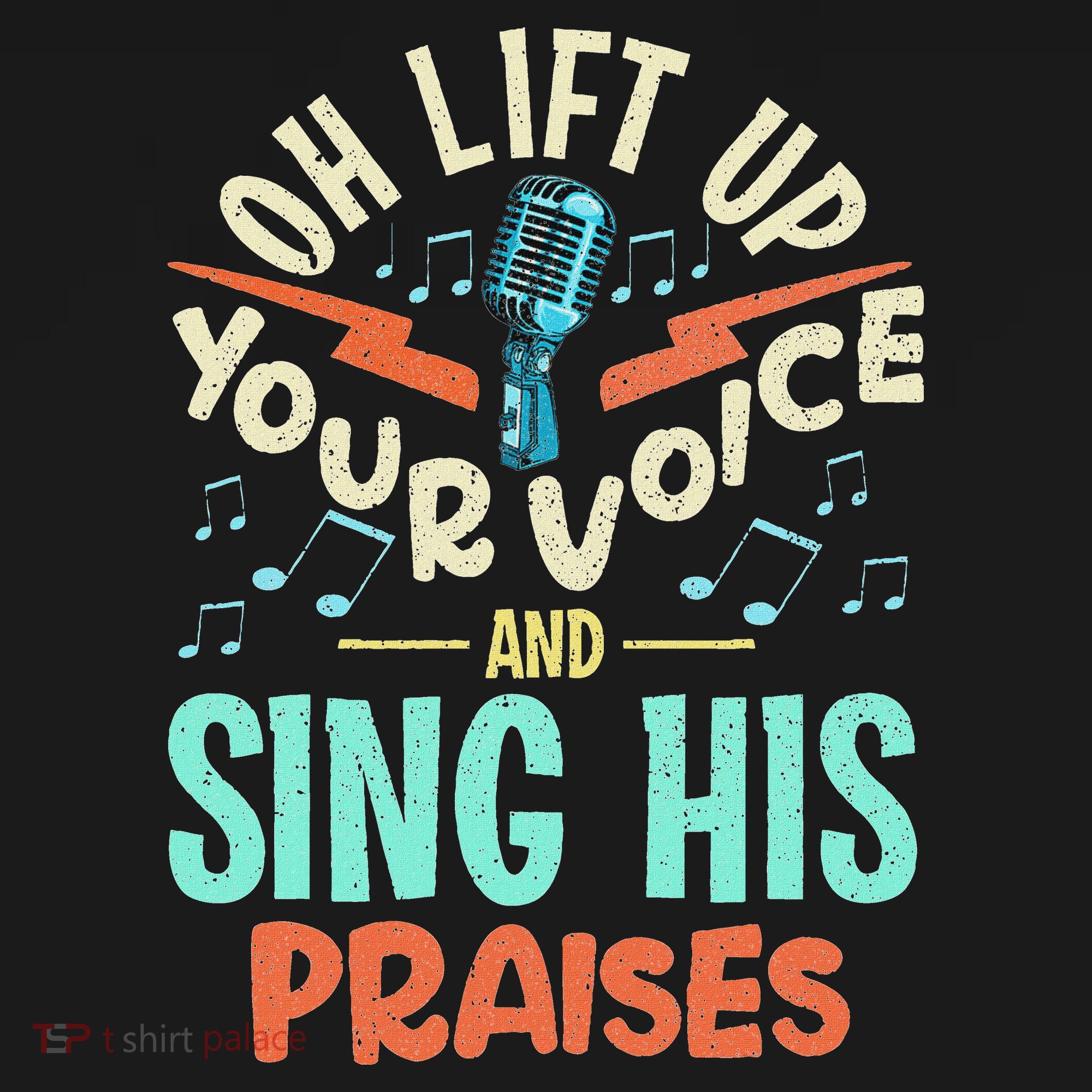 Christian Music Quote Inspirational Choir Singer Or Director T-Shirt