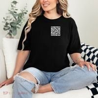 Can Me QR Code Blow Me It's My Birthday Comfort Colors T-Shirt thumb 3
