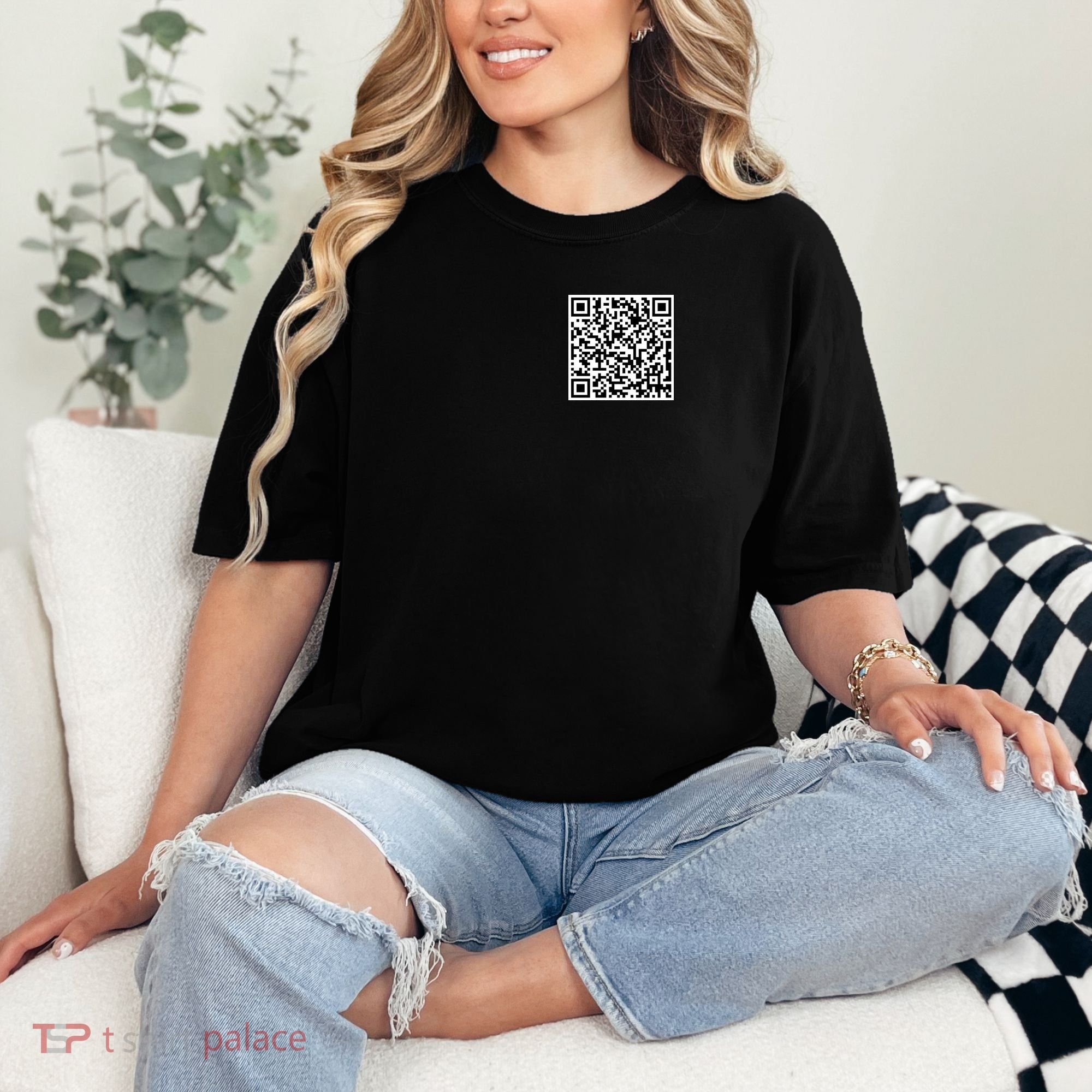 Can Me QR Code Blow Me It's My Birthday Comfort Colors T-Shirt
