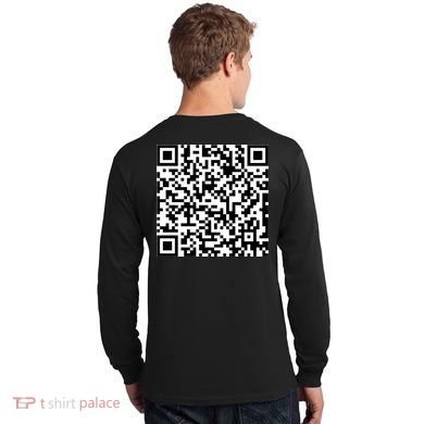 Can Me QR Code Blow Me It's My Birthday Long Sleeve Shirt back