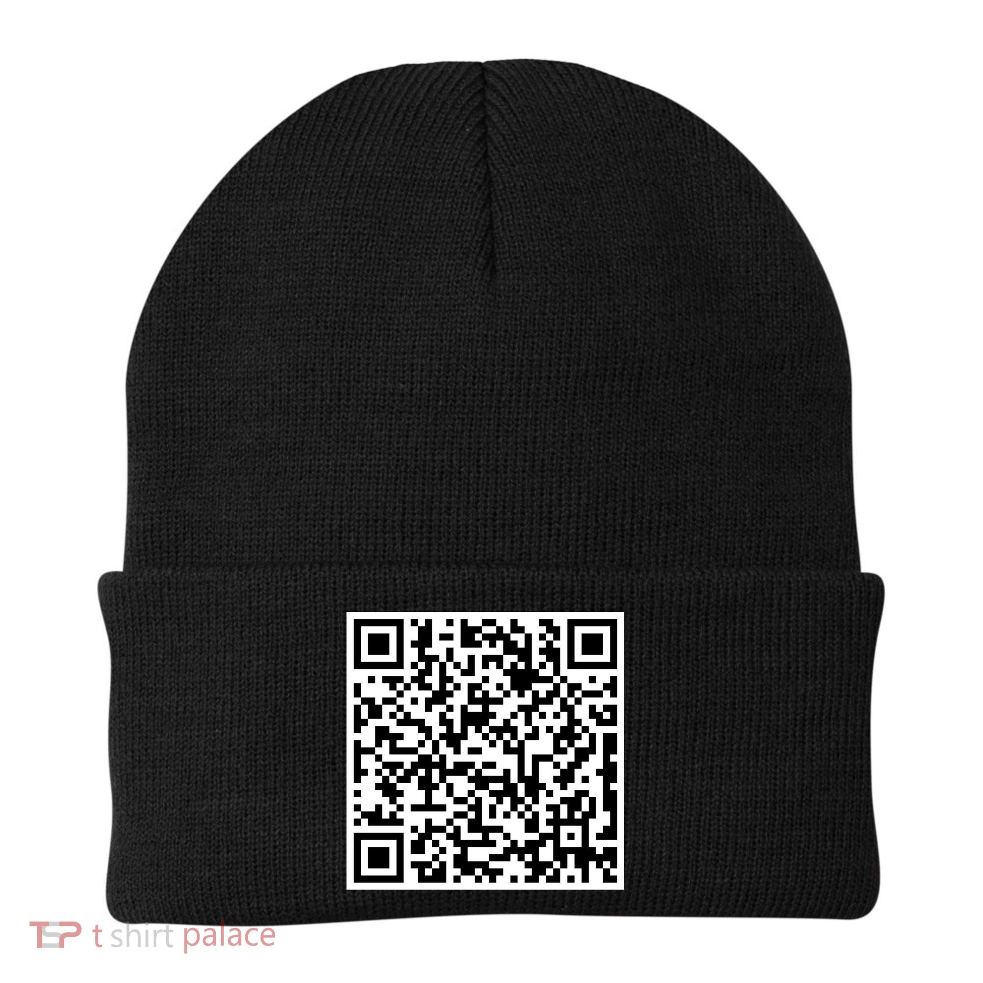 Can Me QR Code Blow Me It's My Birthday Beanie