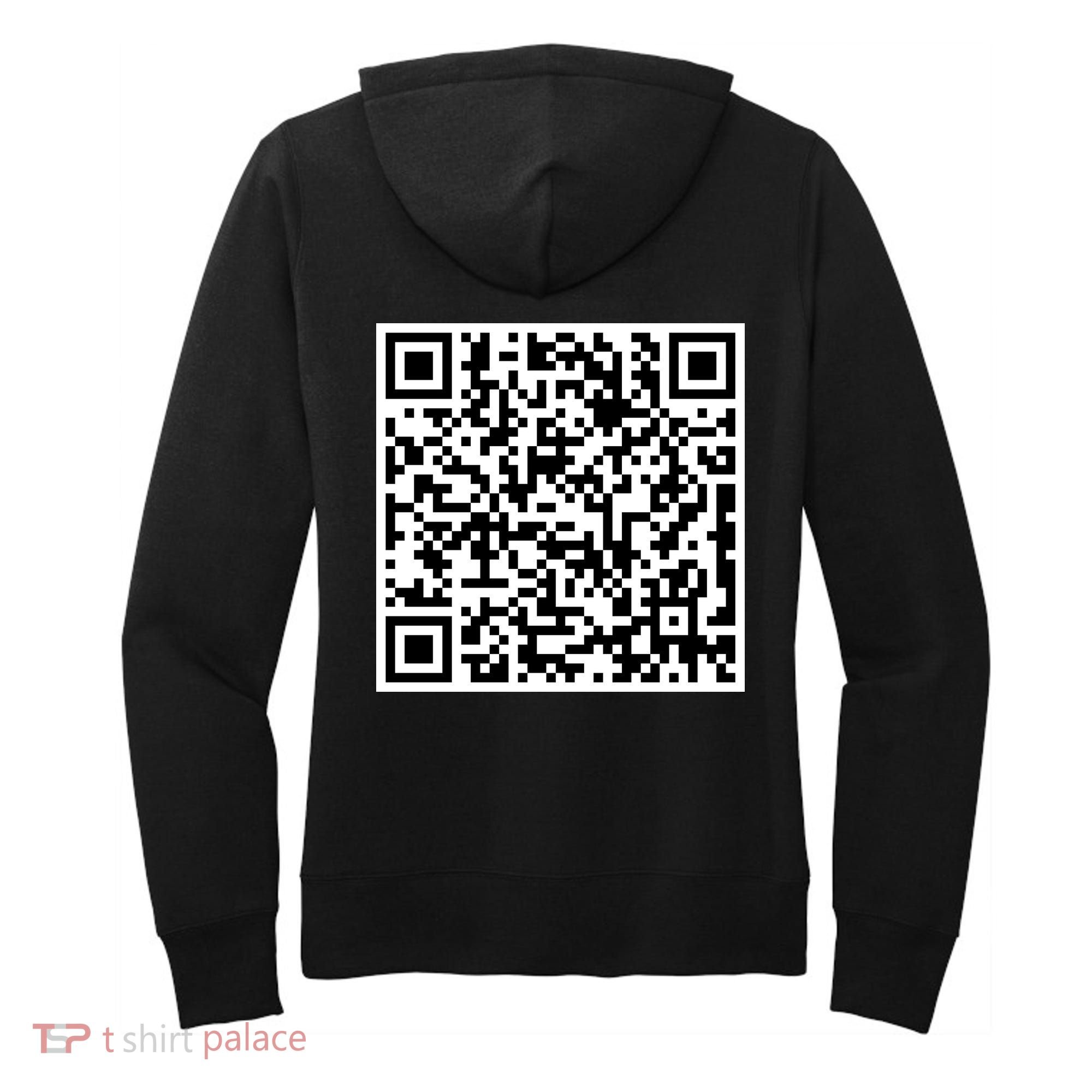 Can Me QR Code Blow Me It's My Birthday Women's Hoodie