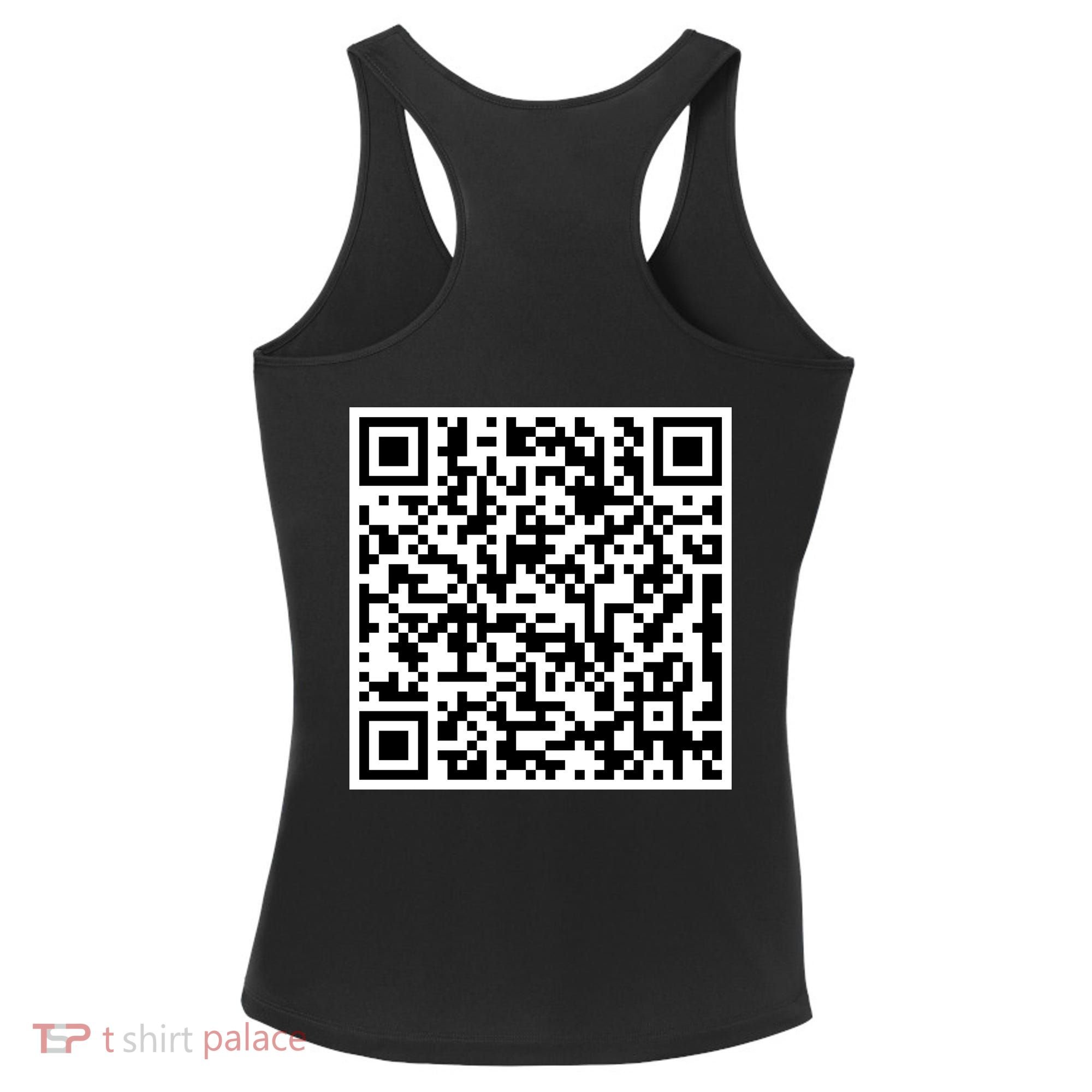 Can Me QR Code Blow Me It's My Birthday Ladies PosiCharge Competitor Racerback Tank
