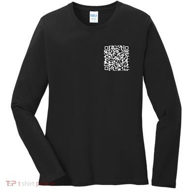 Can Me QR Code Blow Me It's My Birthday Women's Long Sleeve Shirt
