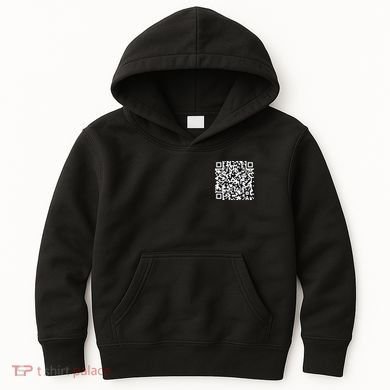 Can Me QR Code Blow Me It's My Birthday Kids Hoodie