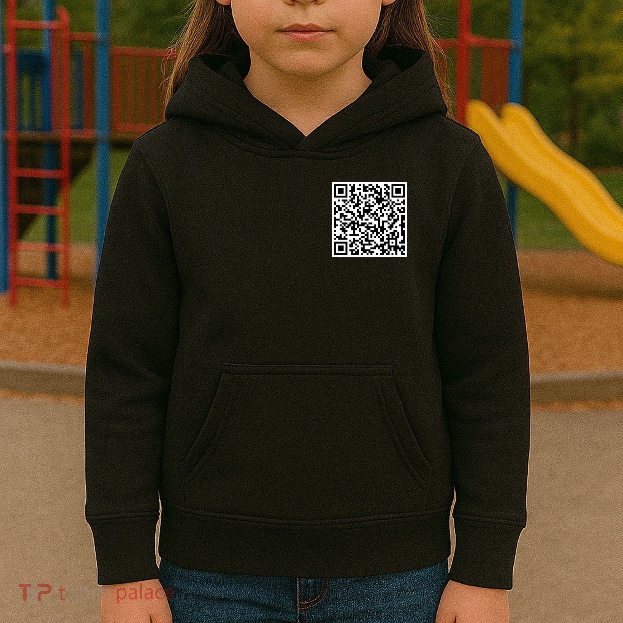 Can Me QR Code Blow Me It's My Birthday Kids Hoodie