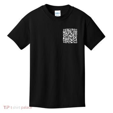 Can Me QR Code Blow Me It's My Birthday Kids T-Shirt