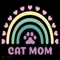 Cat Mom Rainbow Heart Tote Bag thumb 4