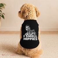 Conservative Merica Ronald Reagan I Smell Hippies Doggie Tank thumb 2