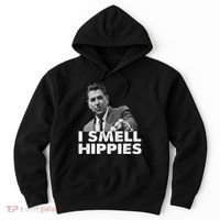 Conservative Merica Ronald Reagan I Smell Hippies Hoodie thumb 0