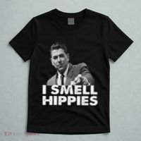 Conservative Merica Ronald Reagan I Smell Hippies T-Shirt thumb 5