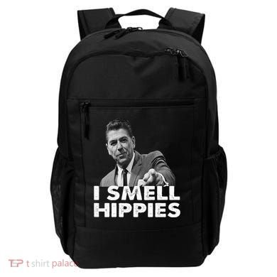Conservative Merica Ronald Reagan I Smell Hippies Backpack
