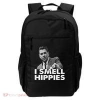 Conservative Merica Ronald Reagan I Smell Hippies Backpack thumb 0