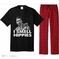 Conservative Merica Ronald Reagan I Smell Hippies Pajama Set thumb 0
