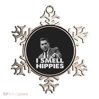 Conservative Merica Ronald Reagan I Smell Hippies Ornament thumb 0