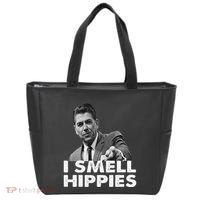 Conservative Merica Ronald Reagan I Smell Hippies Tote Bag thumb 0