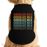Chocolate Milk Retro Doggie Tank thumb 0