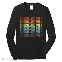 Chocolate Milk Retro Long Sleeve Shirt thumb 0