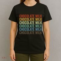 Chocolate Milk Retro T-Shirt thumb 4