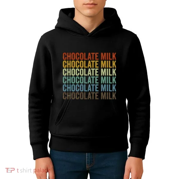 Chocolate Milk Retro Kids Hoodie