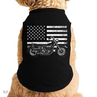 Cool Motorcycle Rider Doggie Tank
