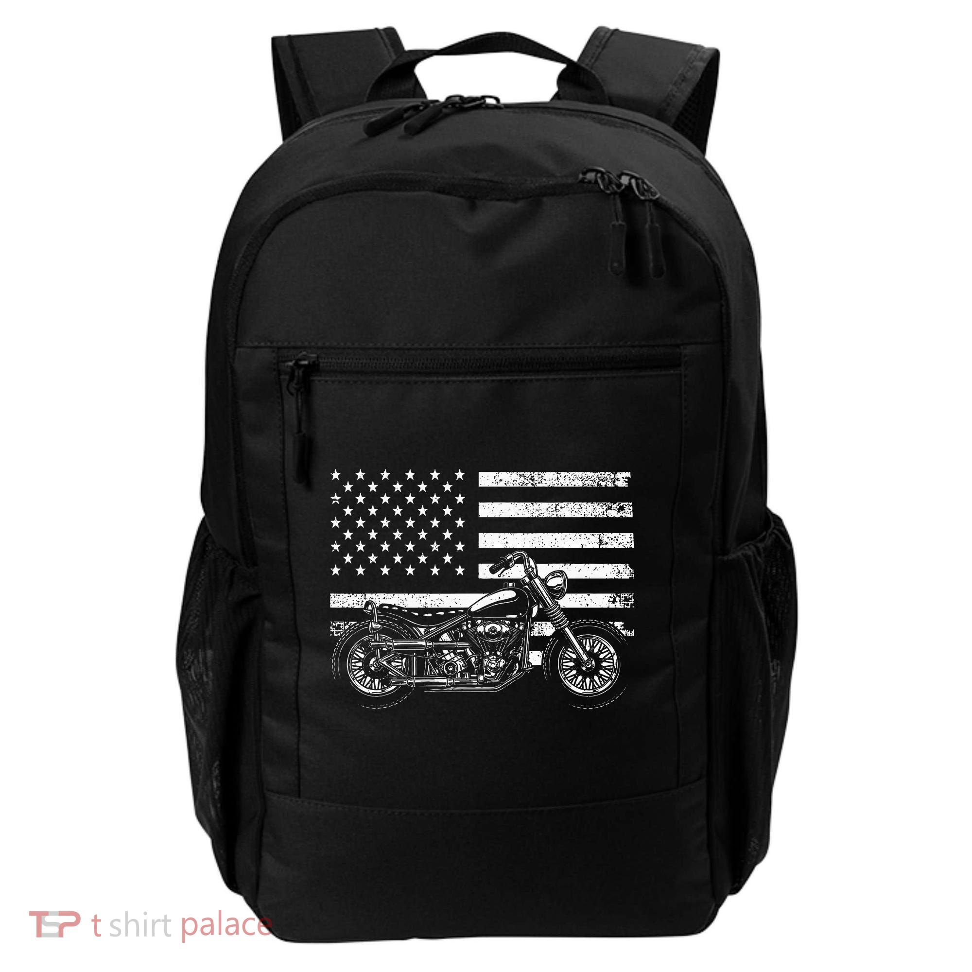 Cool Motorcycle Rider Backpack