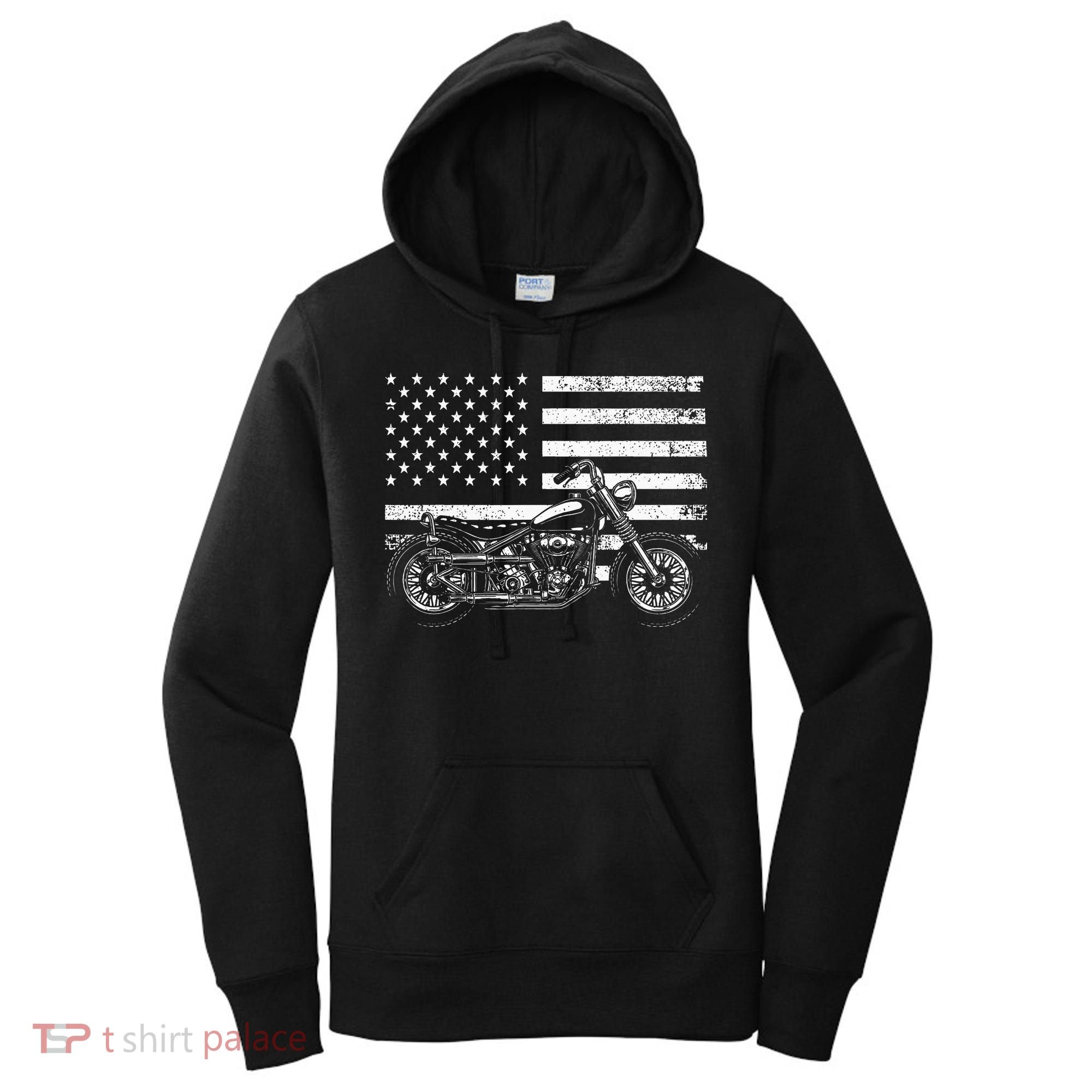 Cool Motorcycle Rider Women's Hoodie