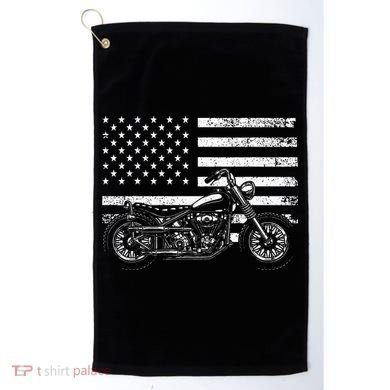 Cool Motorcycle Rider Golf Towel