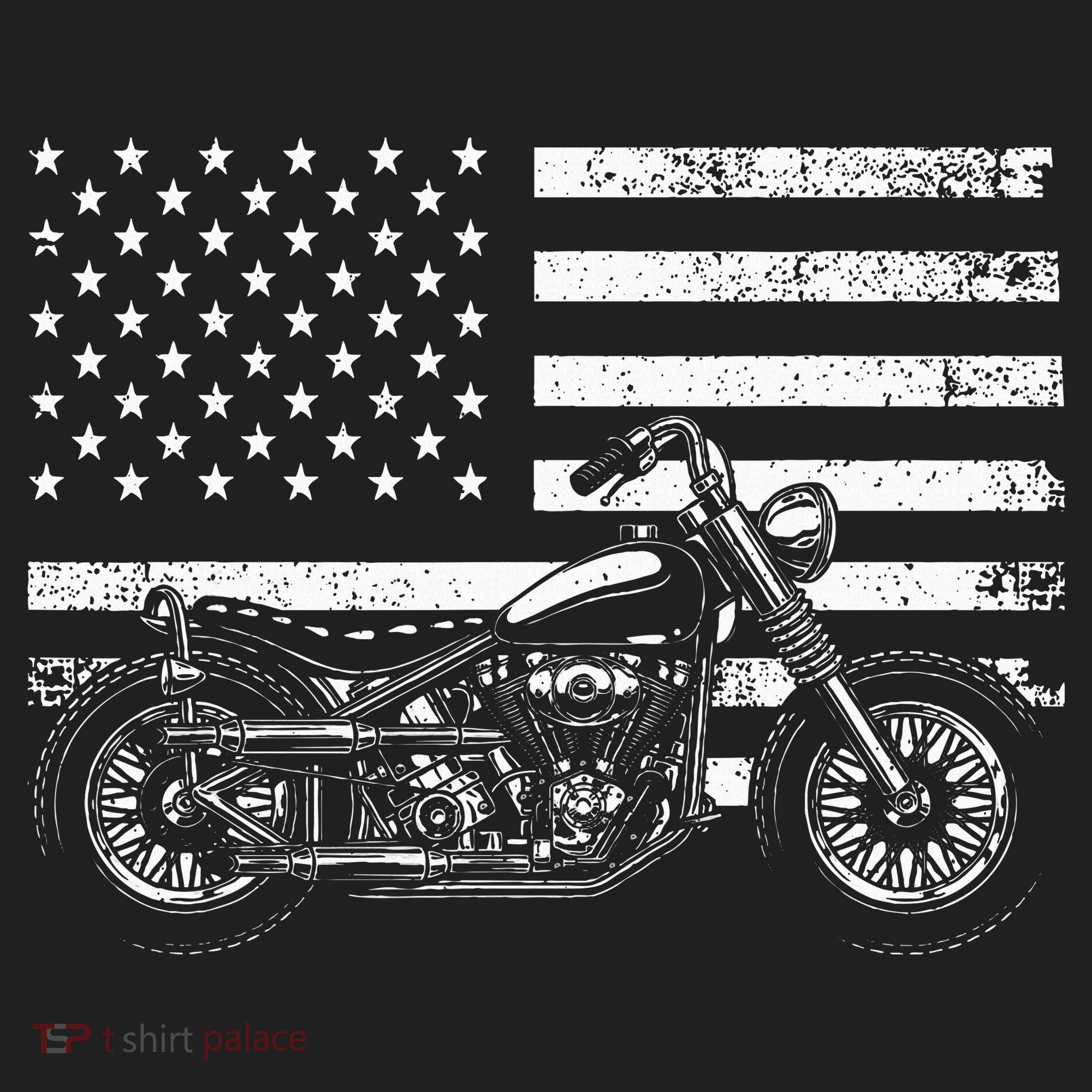 Cool Motorcycle Rider Golf Towel