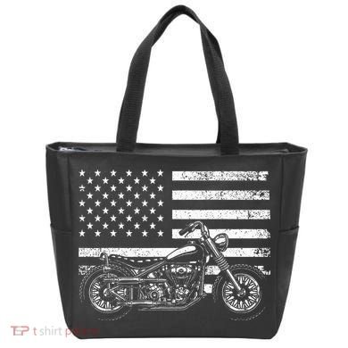 Cool Motorcycle Rider Tote Bag