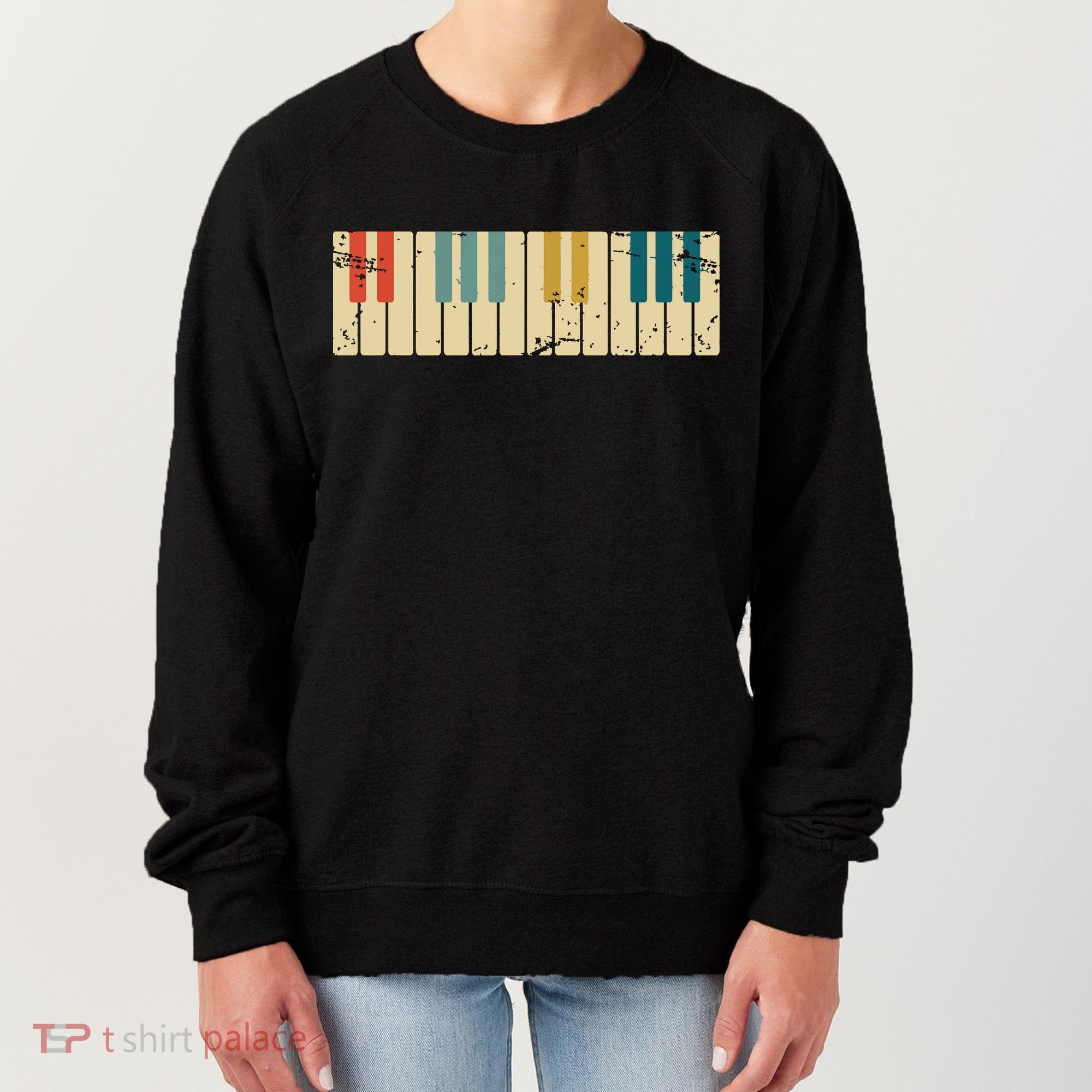 Classical Music Retro Piano Women's Sweatshirt