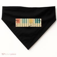 Classical Music Retro Piano USA-Made Doggie Bandana thumb 0