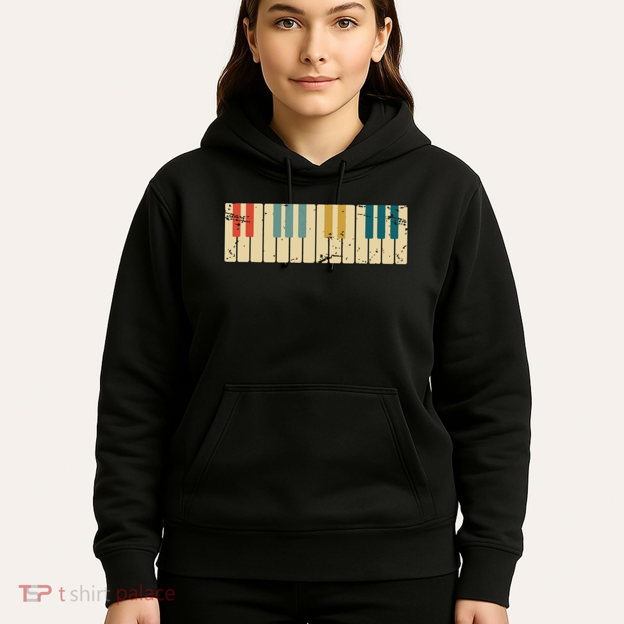 Classical Music Retro Piano Hoodie