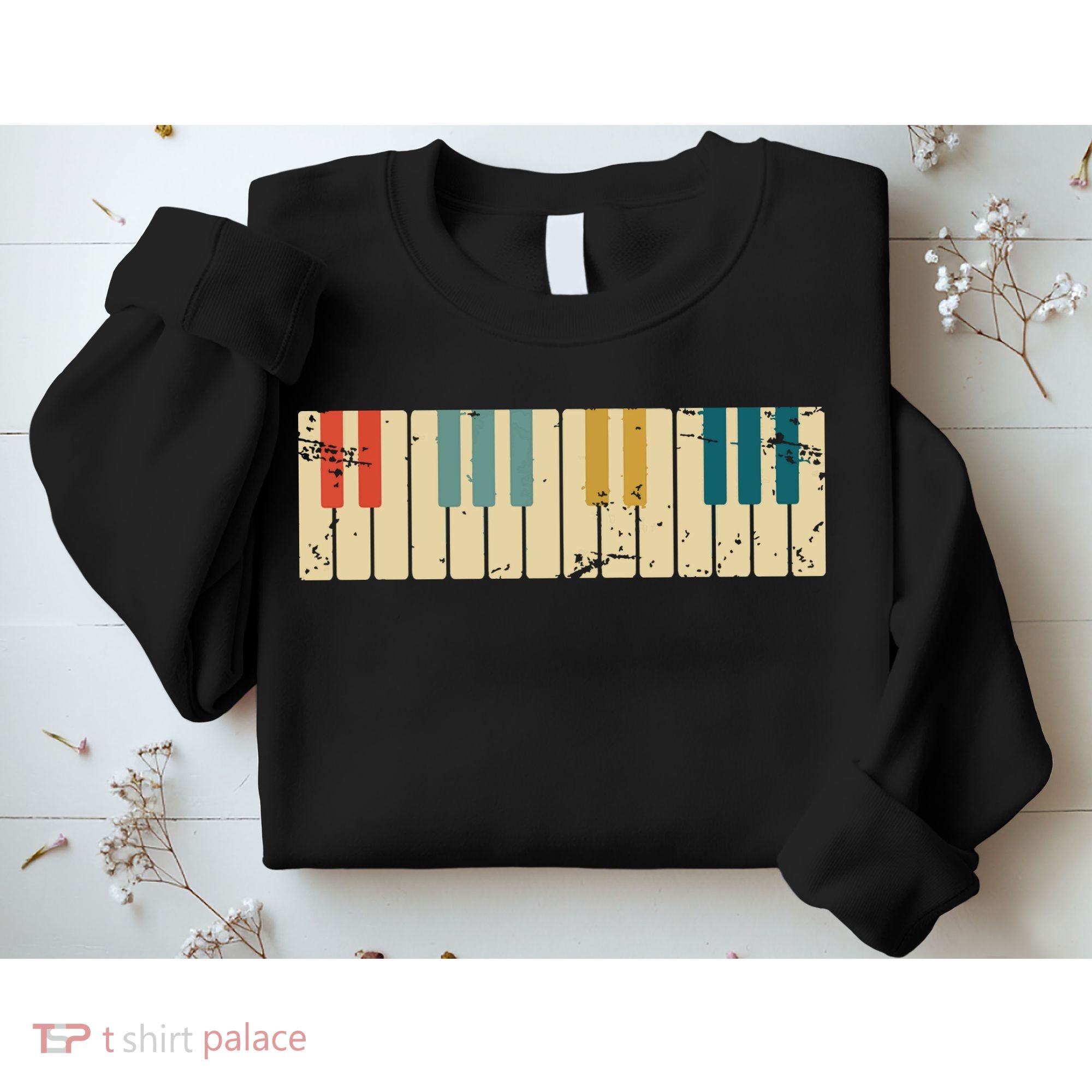 Classical Music Retro Piano Sweatshirt