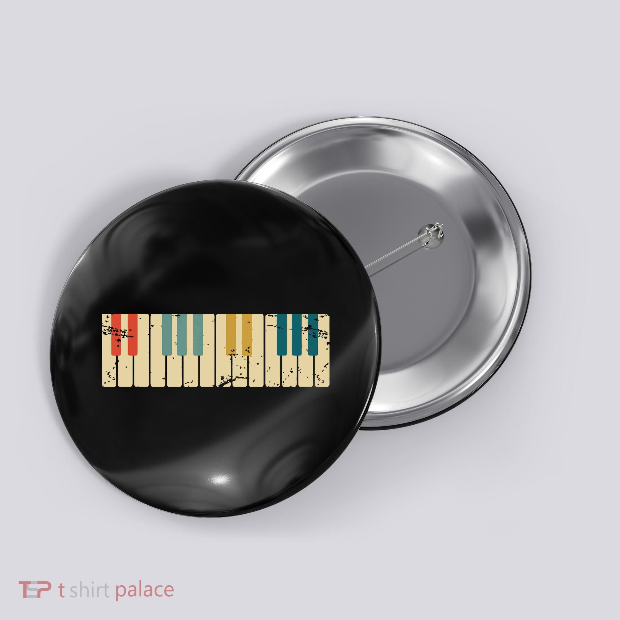 Classical Music Retro Piano Button