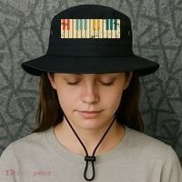 Classical Music Retro Piano Bucket Hat thumb 3