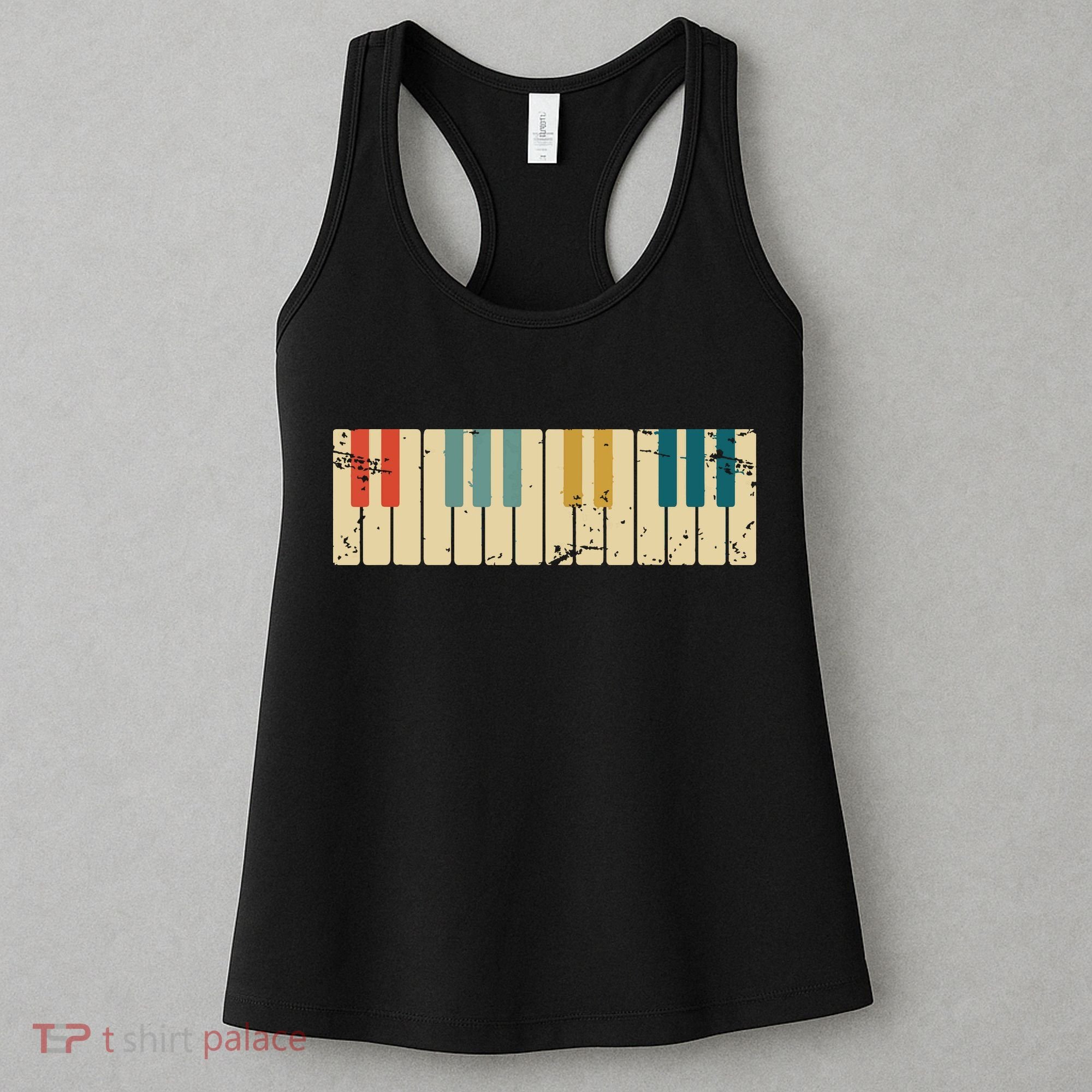 Classical Music Retro Piano Women's Tank Top