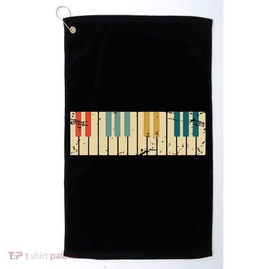Classical Music Retro Piano Golf Towel