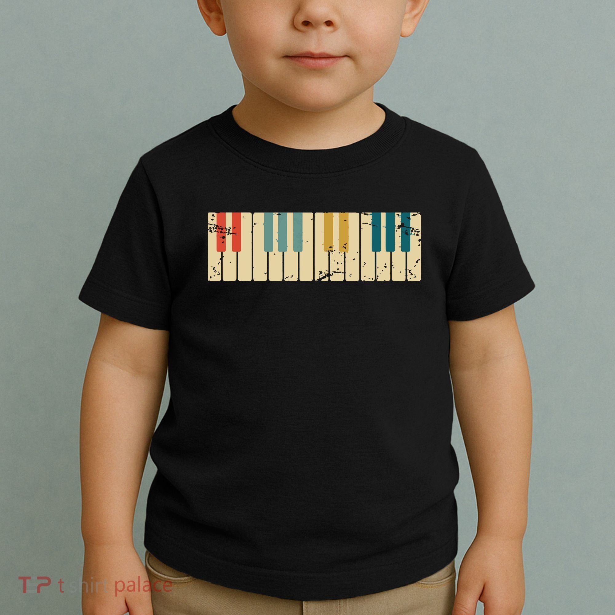Classical Music Retro Piano Toddler T-Shirt
