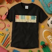 Classical Music Retro Piano Kids T-Shirt thumb 3