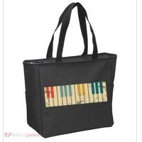 Classical Music Retro Piano Tote Bag thumb 2