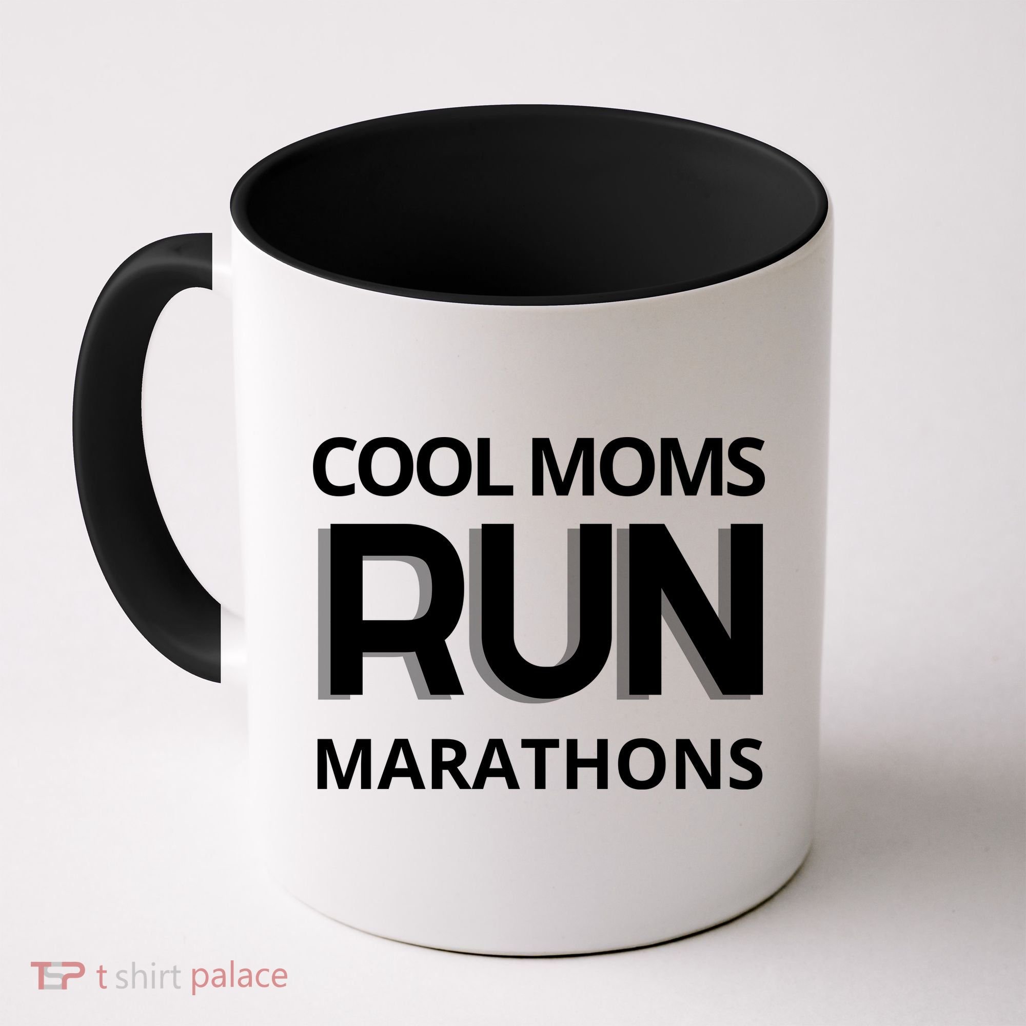 Cool Moms Run Marathons, Marathon Mom Runner Parent Coffee Mug