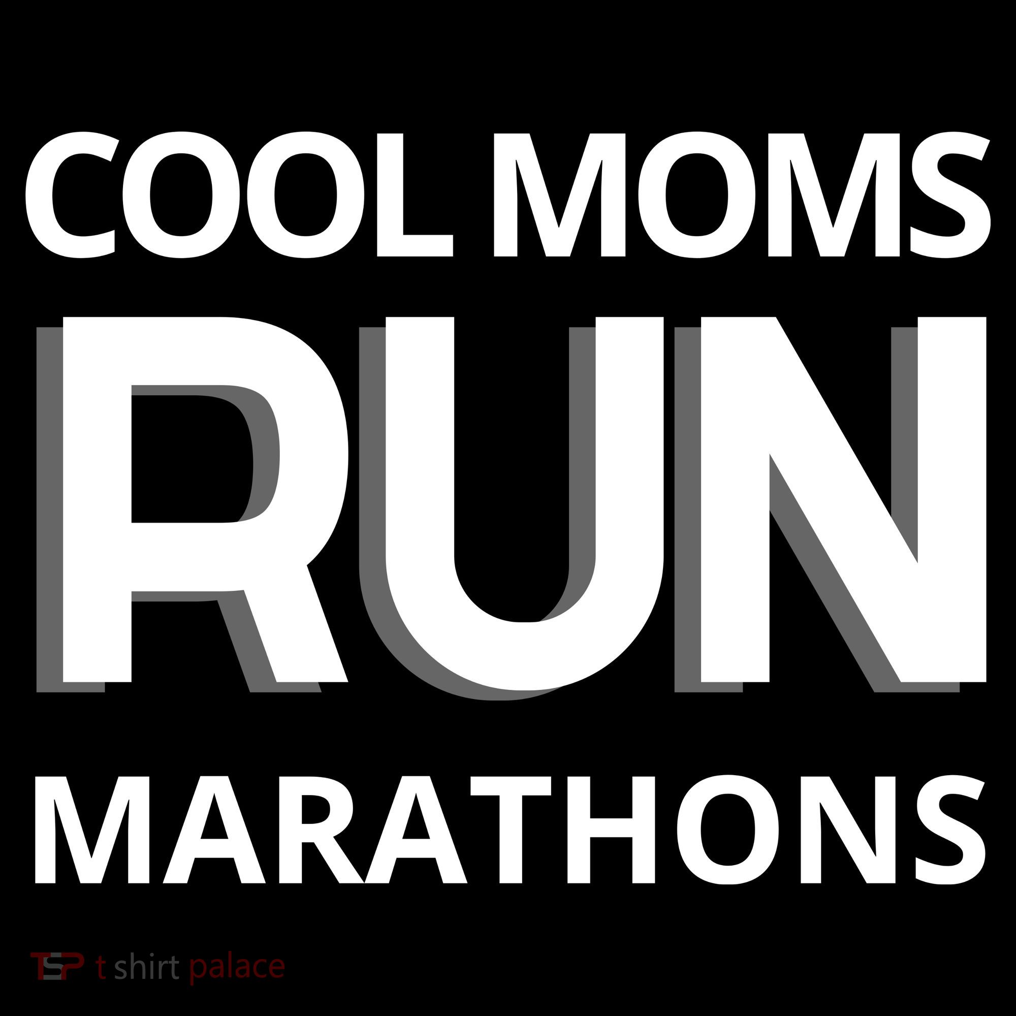 Cool Moms Run Marathons, Marathon Mom Runner Parent Women's Hoodie