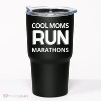 Cool Moms Run Marathons, Marathon Mom Runner Parent Tumbler thumb 0