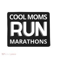 Cool Moms Run Marathons, Marathon Mom Runner Parent Mousepad thumb 0