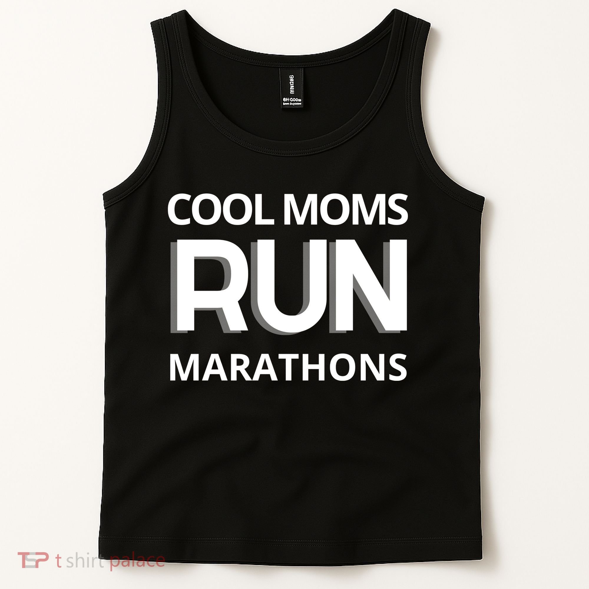 Cool Moms Run Marathons, Marathon Mom Runner Parent Tank Top
