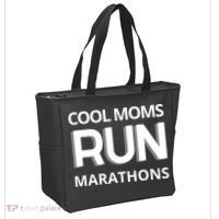 Cool Moms Run Marathons, Marathon Mom Runner Parent Tote Bag thumb 2