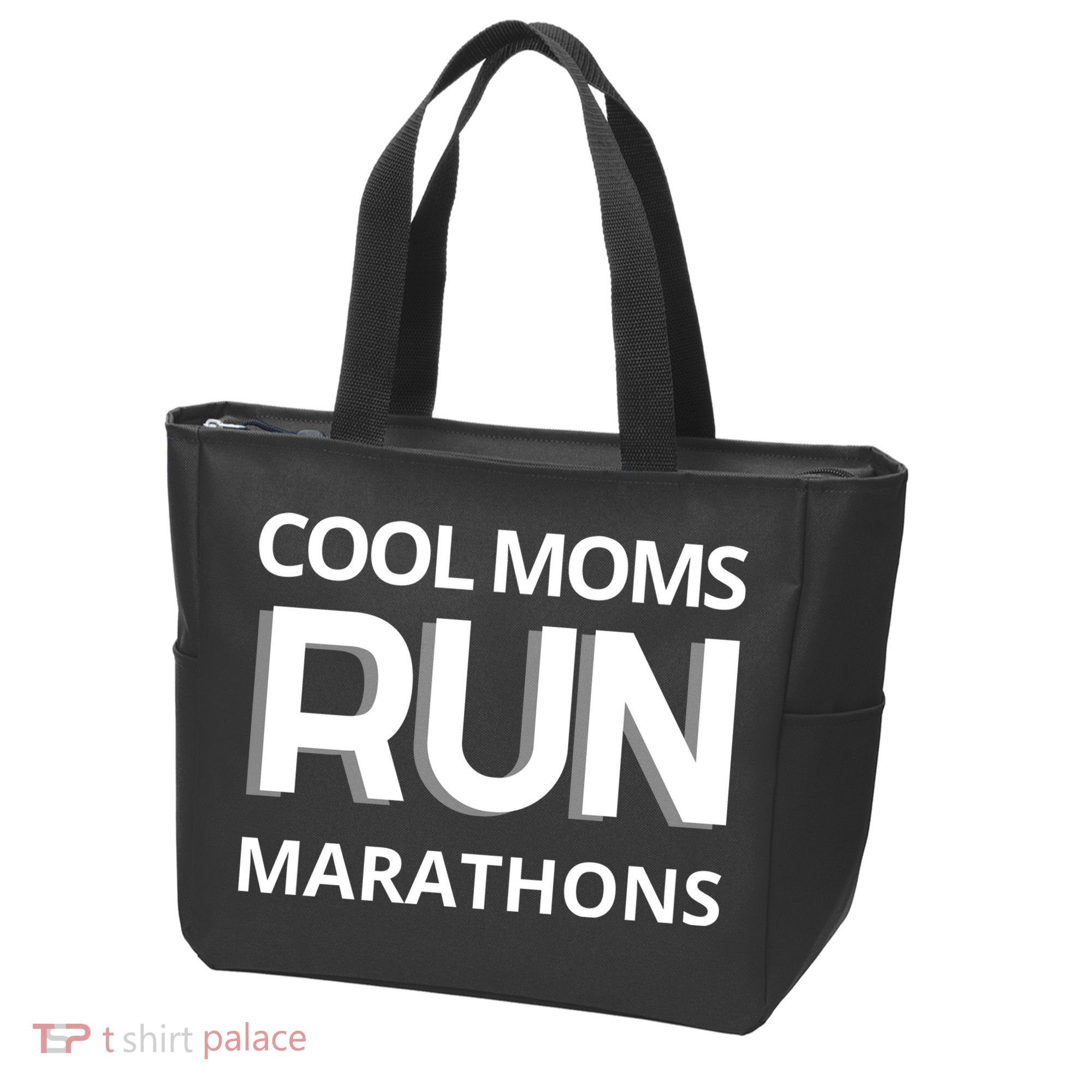 Cool Moms Run Marathons, Marathon Mom Runner Parent Tote Bag