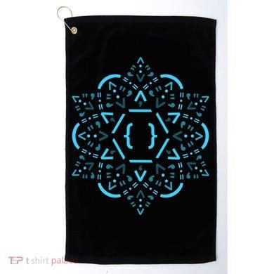 Code Mandala React Framework Golf Towel