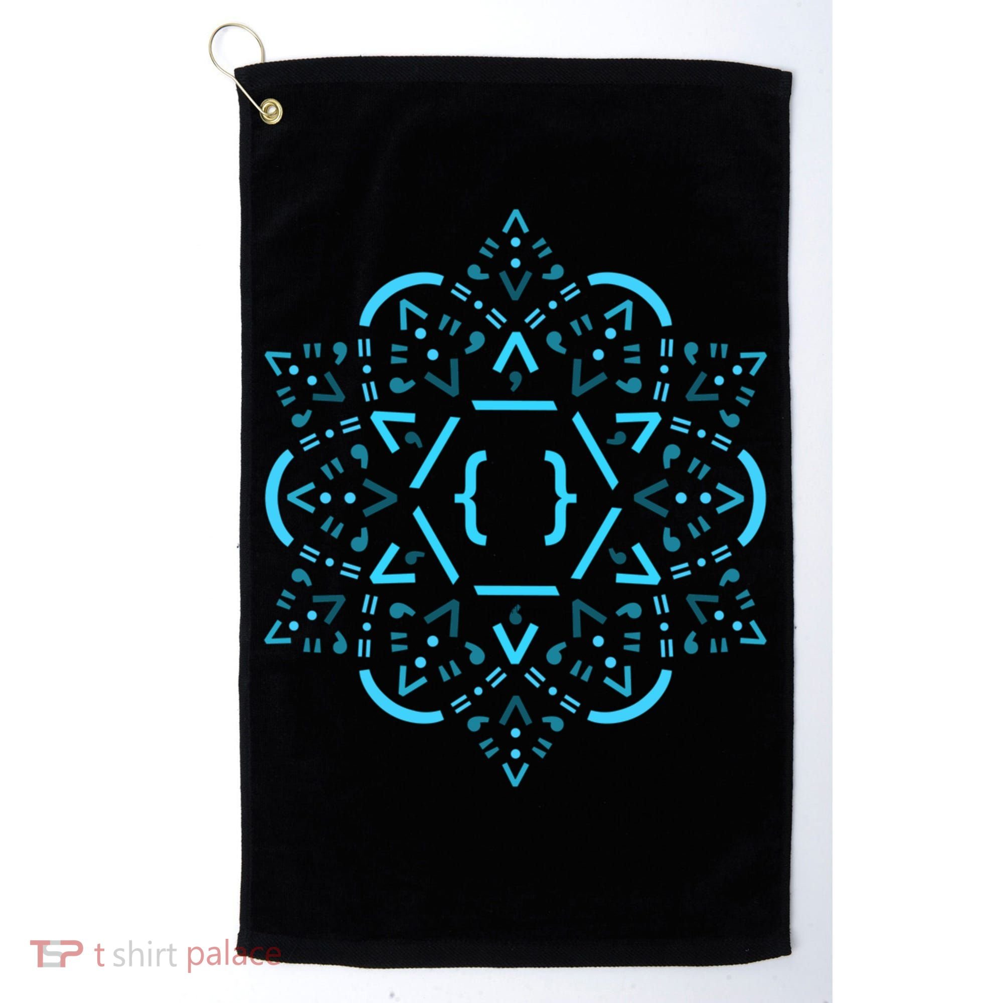 Code Mandala React Framework Golf Towel